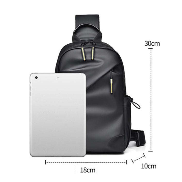 WEIXIER 2122 Casual Single-Shoulder Crossbody Chest Bag Large Capacity Waterproof Motorcycle Bag(...