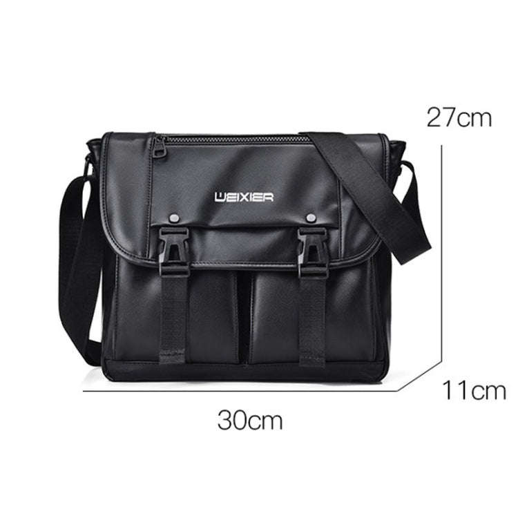 WEIXIER D269 Business Casual Mens Messenger Bag Large Capacity Workwear Functional Crossbody Pack...