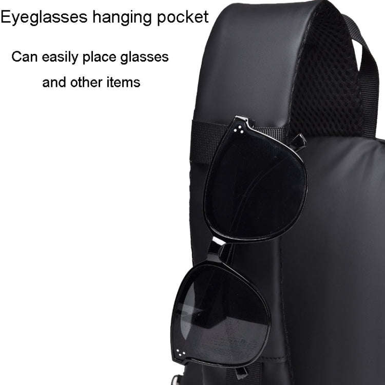 WEIXIER 6013 Casual Single-Shoulder Crossbody Packs Multifunctional Motorcycle Sports Chest Bag(G...