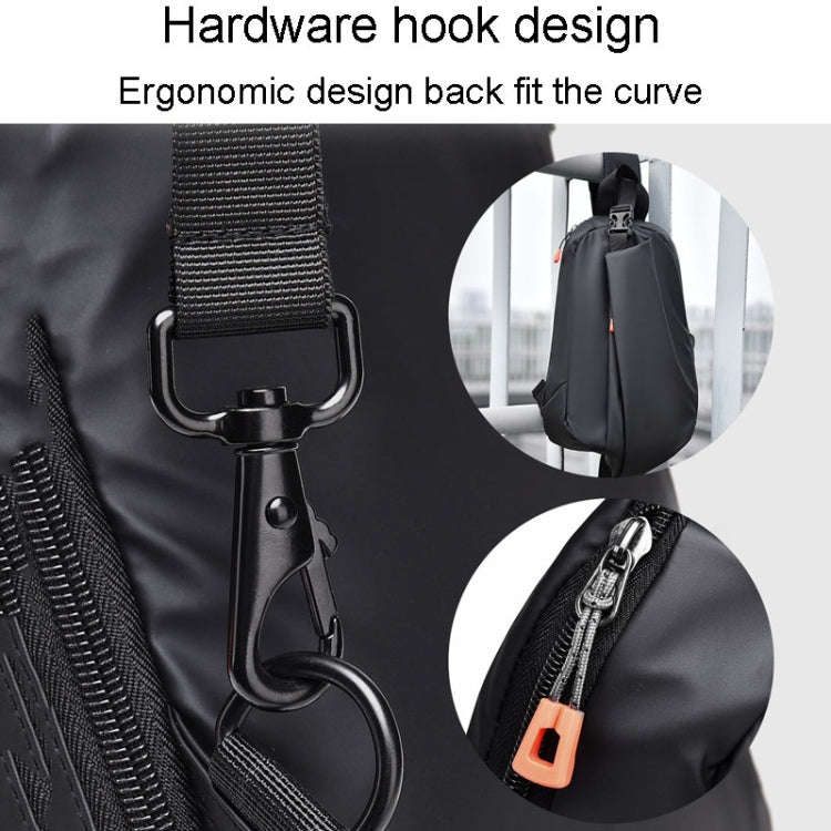 WEIXIER 6013 Casual Single-Shoulder Crossbody Packs Multifunctional Motorcycle Sports Chest Bag(G...