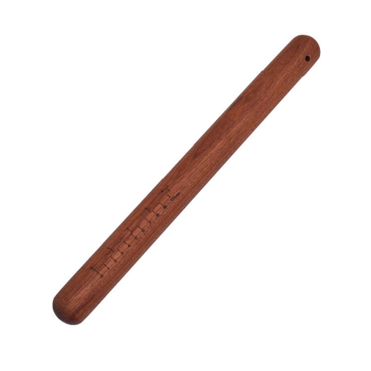 40x3.6cm Home Wooden Rolling Pin Nonstick Red Sandalwood Rolling Stick