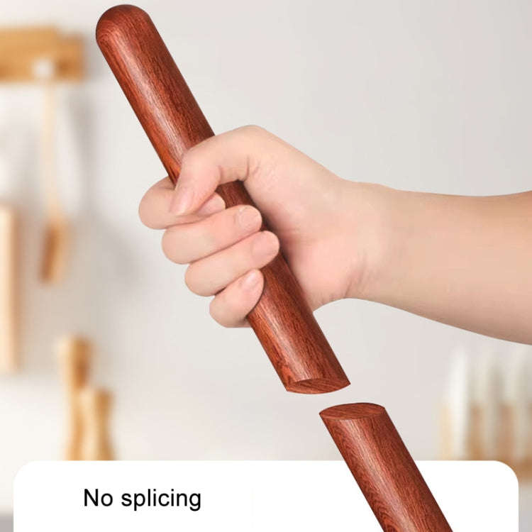 30x3cm Home Wooden Rolling Pin Nonstick Red Sandalwood Rolling Stick