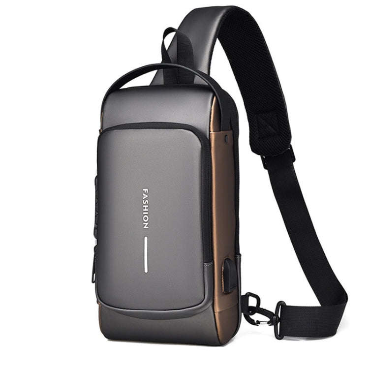 WEIXIER X314 Waterproof Sports Crossbody Backpack USB Charging Large Capacity Single Shoulder Bag...