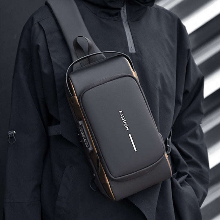 WEIXIER X314 Waterproof Sports Crossbody Backpack USB Charging Large Capacity Single Shoulder Bag...