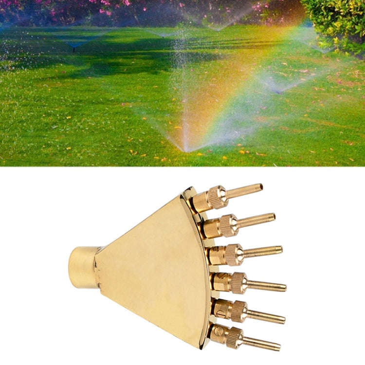 2 inch Copper Phoenix Tail Nozzle Water Landscape Fountain Equipment
