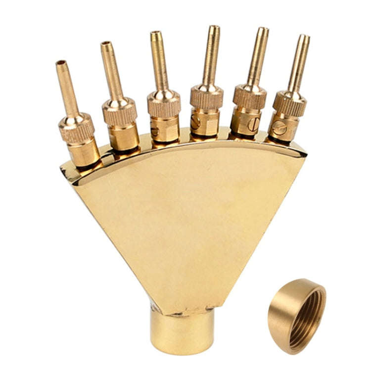 2 inch Copper Phoenix Tail Nozzle Water Landscape Fountain Equipment