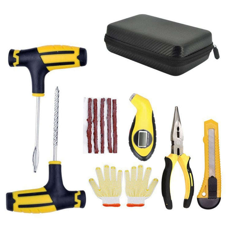 7pcs-1 Automotive Vacuum Tire Repair Tool Car Tire Patching Instrument Set