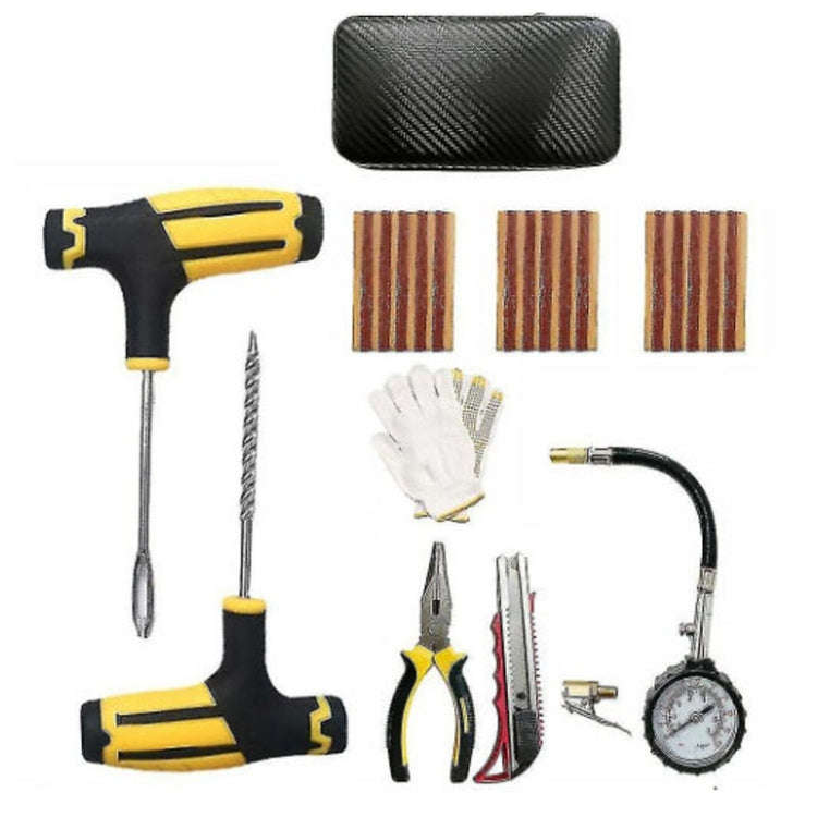 10pcs-1 Automotive Vacuum Tire Repair Tool Car Tire Patching Instrument Set