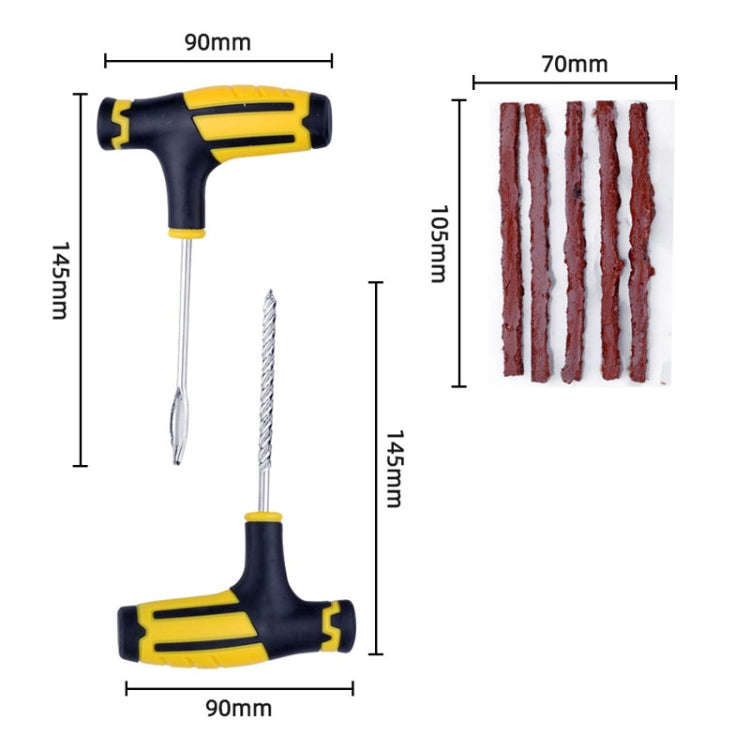 7pcs-1 Automotive Vacuum Tire Repair Tool Car Tire Patching Instrument Set