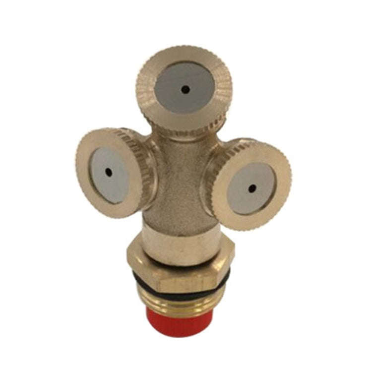1/2 Points Outer Thread With Filter Copper Three Hole Agricultural Sprayer Horticulture Seedling ...