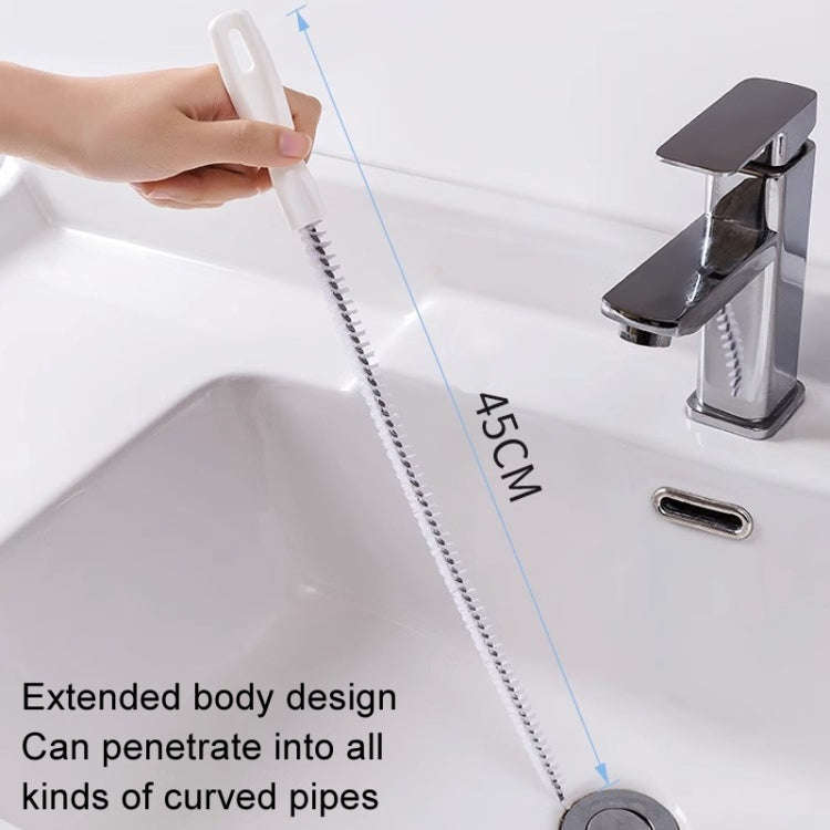 4pcs Pipe Brush Household Hair Cleaning Anti-Blockage Cleaning Rod Multi-Function Drainage Tools(...
