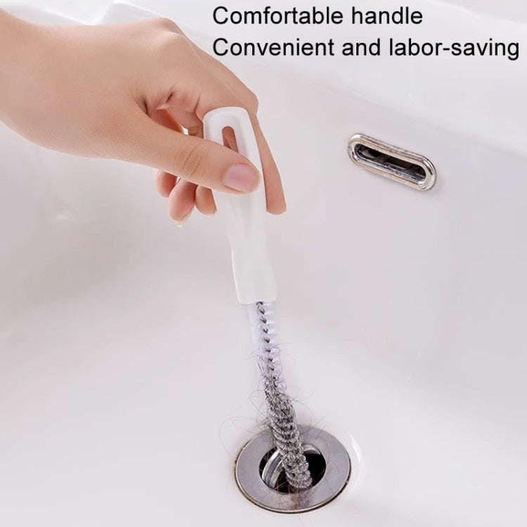 4pcs Pipe Brush Household Hair Cleaning Anti-Blockage Cleaning Rod Multi-Function Drainage Tools(...