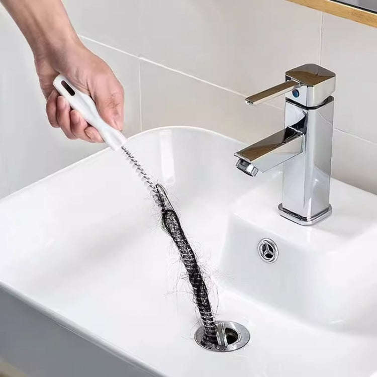 4pcs Pipe Brush Household Hair Cleaning Anti-Blockage Cleaning Rod Multi-Function Drainage Tools(...