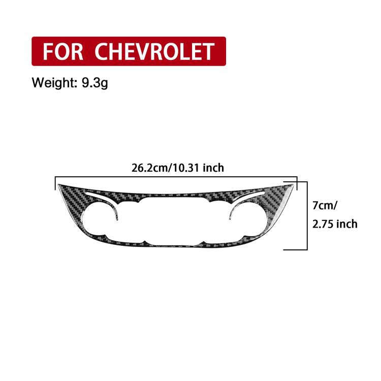 For Chevrolet Malibu 2016-2022 B Model Left-hand Drive Center Control Knob Panel Sticker(Black)
