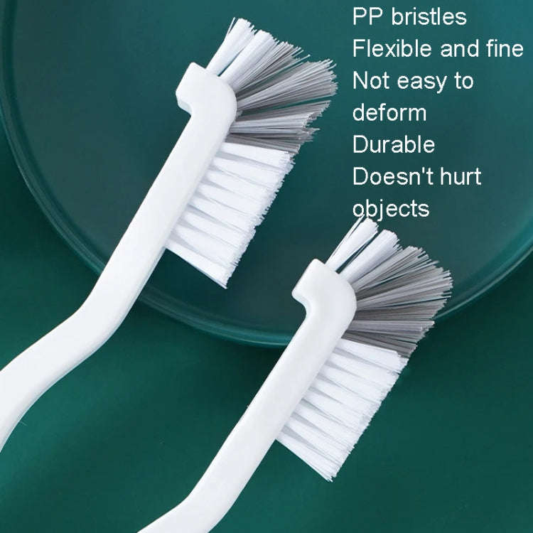 3pcs Cup Brush Cleaning Crayfish Brush Long Handle Hard Hair Multi-Function Cleaning Brush(Gray W...