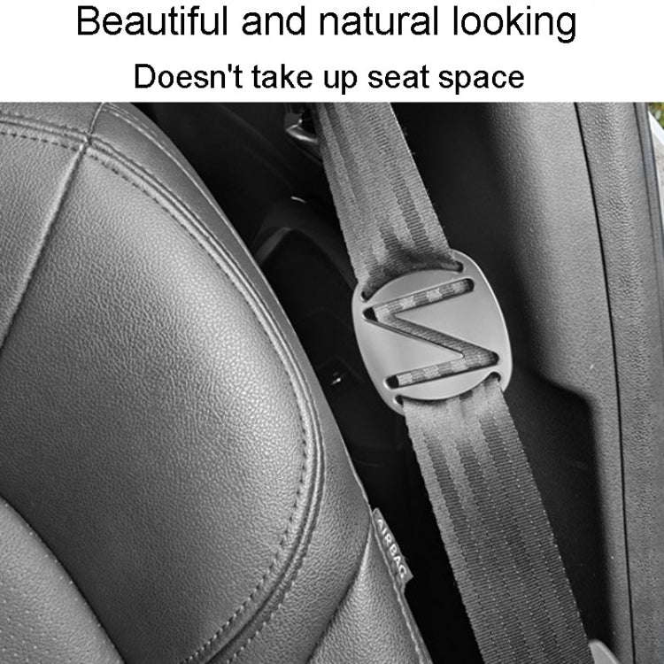 Car Seat Belt Adjuster Child Anti Strangler Neck Seat Fixed Limiter(Pistol Color)