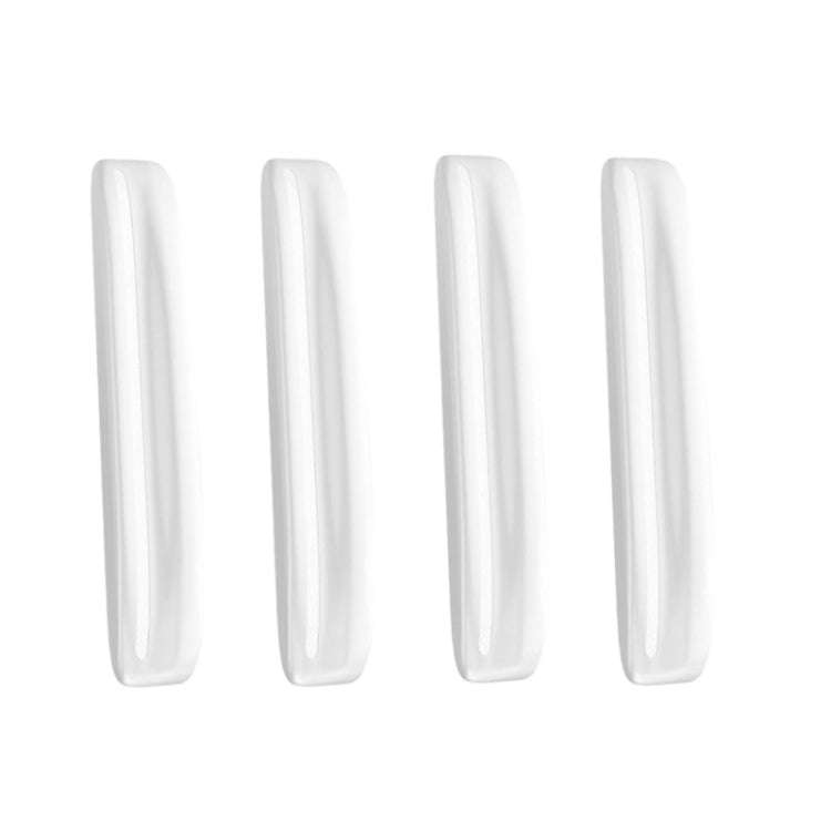 4pcs/set Car Rearview Mirror Body ABS Anti-collision Strip(Pearl White)