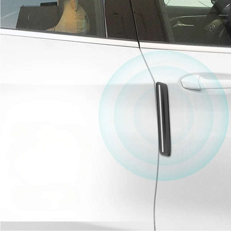 4pcs/set Car Rearview Mirror Body ABS Anti-collision Strip(Mysterious Black)