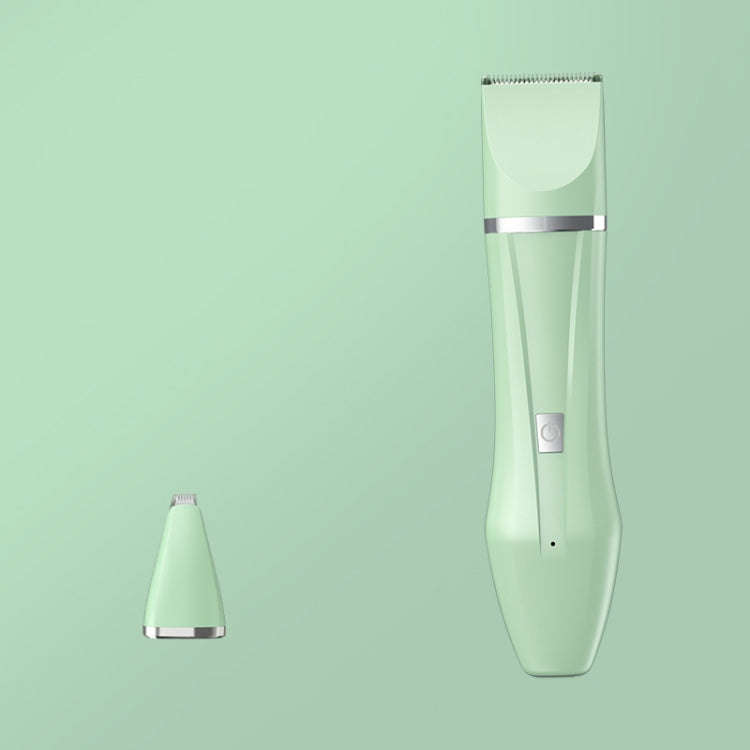 Multifunctional Pet Electric Shaver Cat And Dog Hair Clipper, Color: 2-in-1 Green