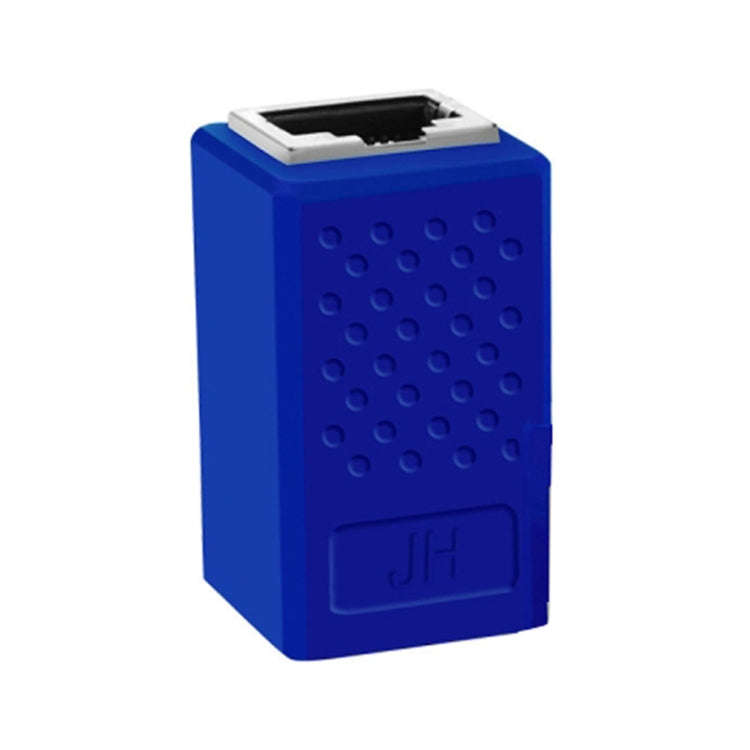 JINGHUA S61 Dual Pass-Through Header Network Cable Butt Connector Extender(Blue)