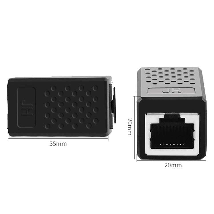 JINGHUA S61 Dual Pass-Through Header Network Cable Butt Connector Extender(Blue)