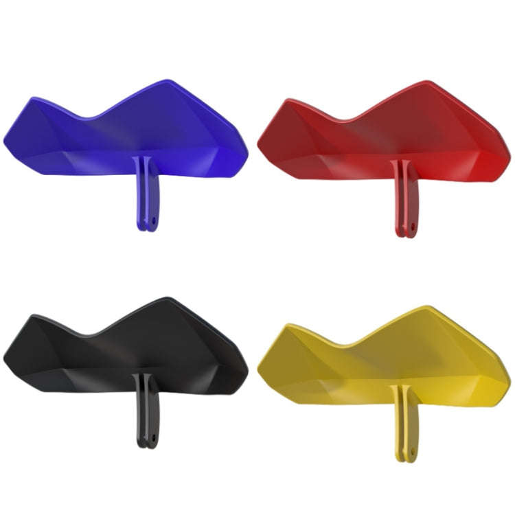 Motorcycle Mobile Phone Holder Sun & Rain Protection Expanded Deflector Wing, Color: Red