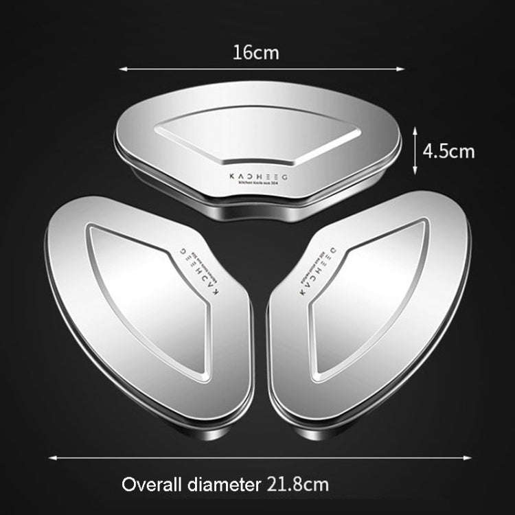 Kacheeg Stainless Steel Fan-Shaped Steamer Tray Household Childrens Supplementary Food Steampak, ...