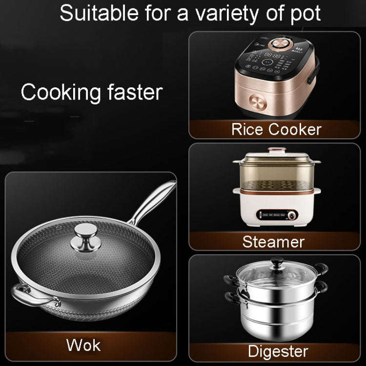 Kacheeg Stainless Steel Fan-Shaped Steamer Tray Household Childrens Supplementary Food Steampak, ...