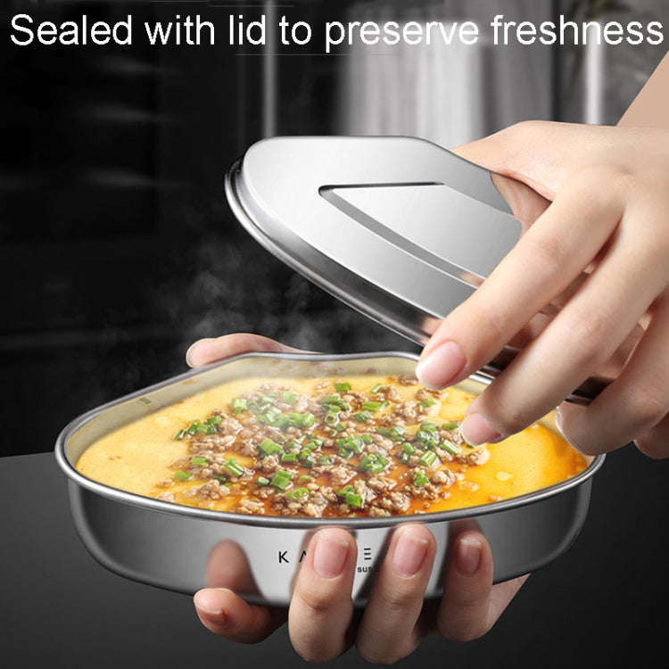 Kacheeg Stainless Steel Fan-Shaped Steamer Tray Household Childrens Supplementary Food Steampak, ...