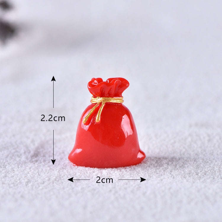 4pcs Christmas Micro Landscape Decorations Resin Craft Gifts Home Decoration Ornaments, Spec: Gif...