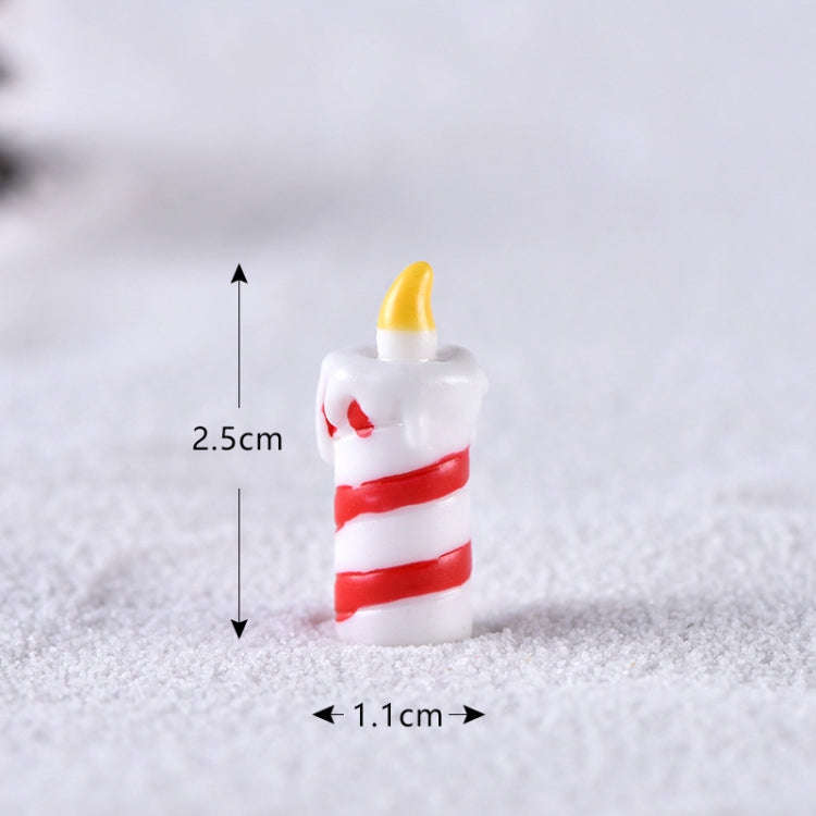 4pcs Christmas Micro Landscape Decorations Resin Craft Gifts Home Decoration Ornaments, Spec: Can...