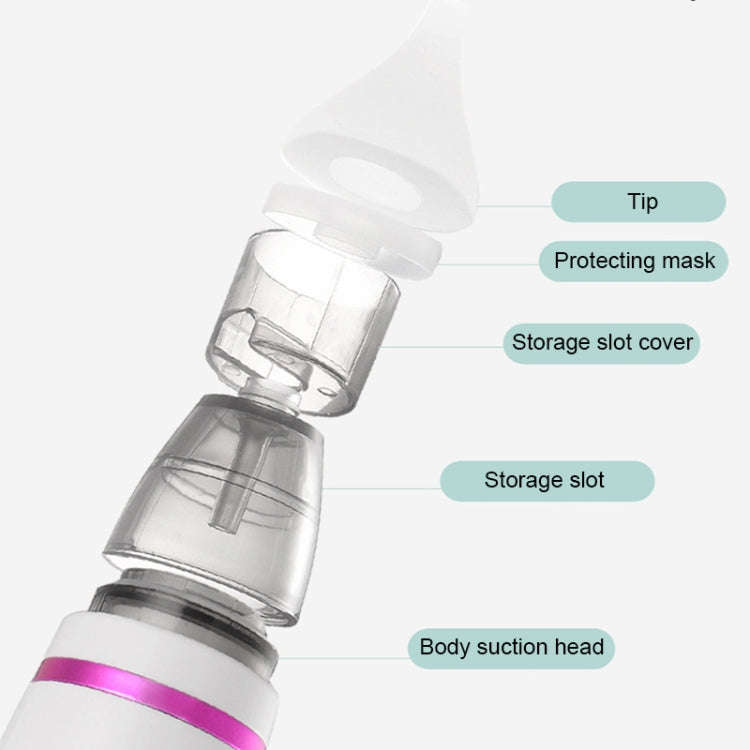 USB Charging Baby Snot Cleaner Electric Nasal Aspirator(White Silver)