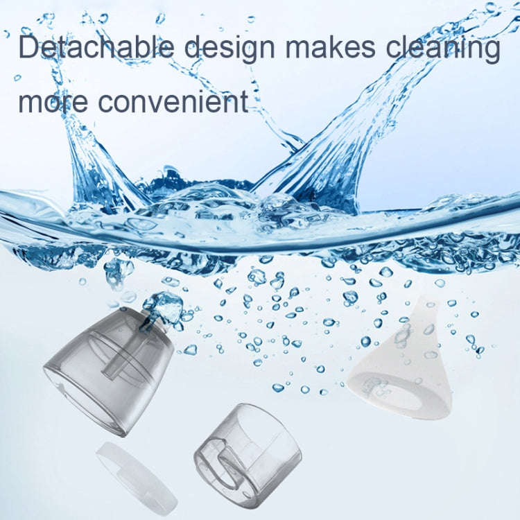 USB Charging Baby Snot Cleaner Electric Nasal Aspirator(White Silver)