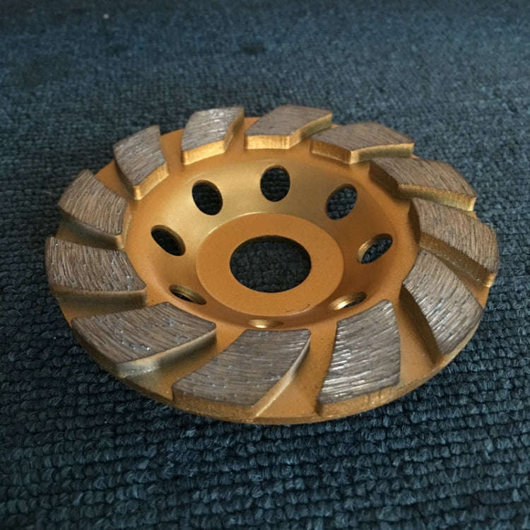 100mm Concrete Stone Diamond Grinding And Polishing Blades Ceramic Grinder Machine Fan Shape Grin...