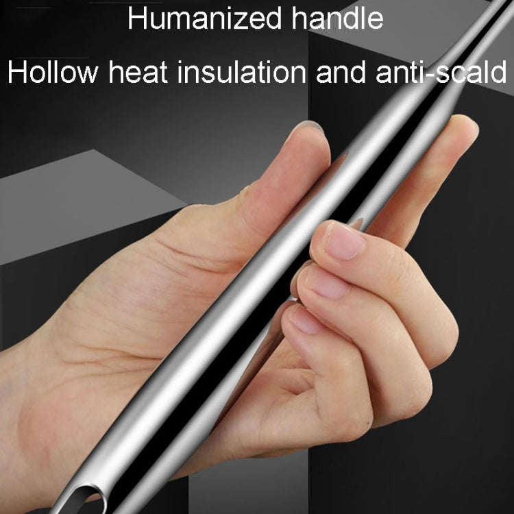 Kacheeg 304 Stainless Steel Soymilk Spoon Kitchen Oil Filter Ladle, Size: 8 x 25cm