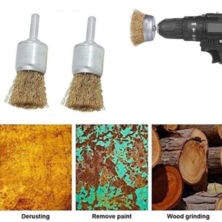 30x6x25mm 5pcs Wire Brush Industrial Grade Stainless Steel Rust Removal Wire Brush