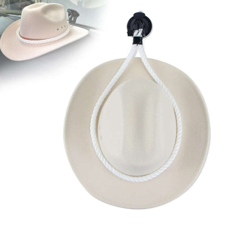 Car Cowboy Hat Rack Home Door Rear Hat Hook Holder, Color: White