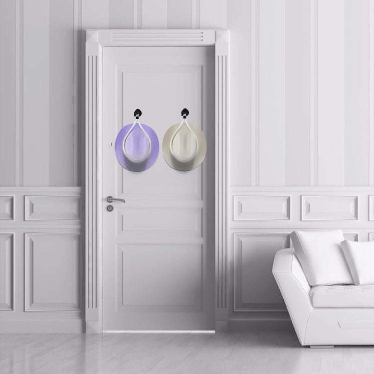 Car Cowboy Hat Rack Home Door Rear Hat Hook Holder, Color: White