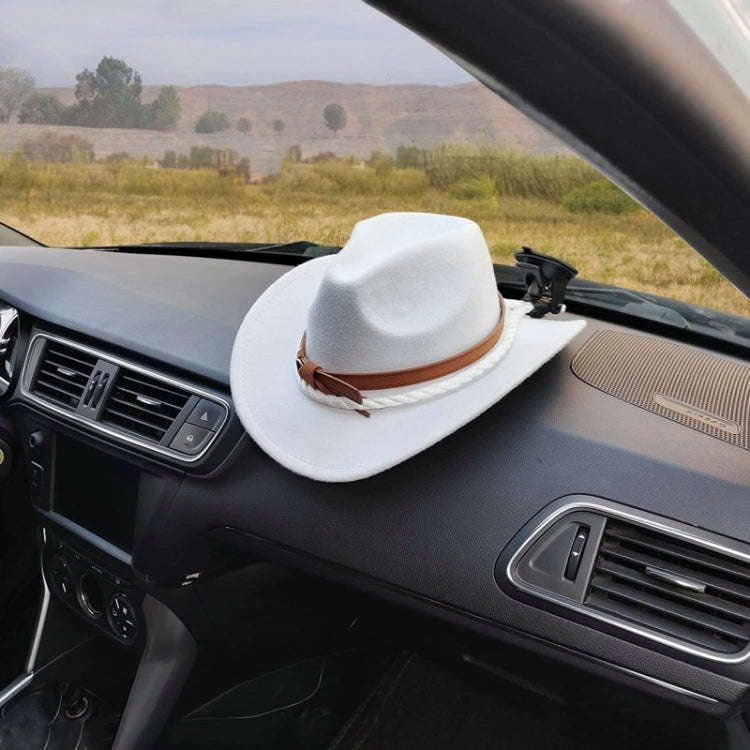 Car Cowboy Hat Rack Home Door Rear Hat Hook Holder, Color: White