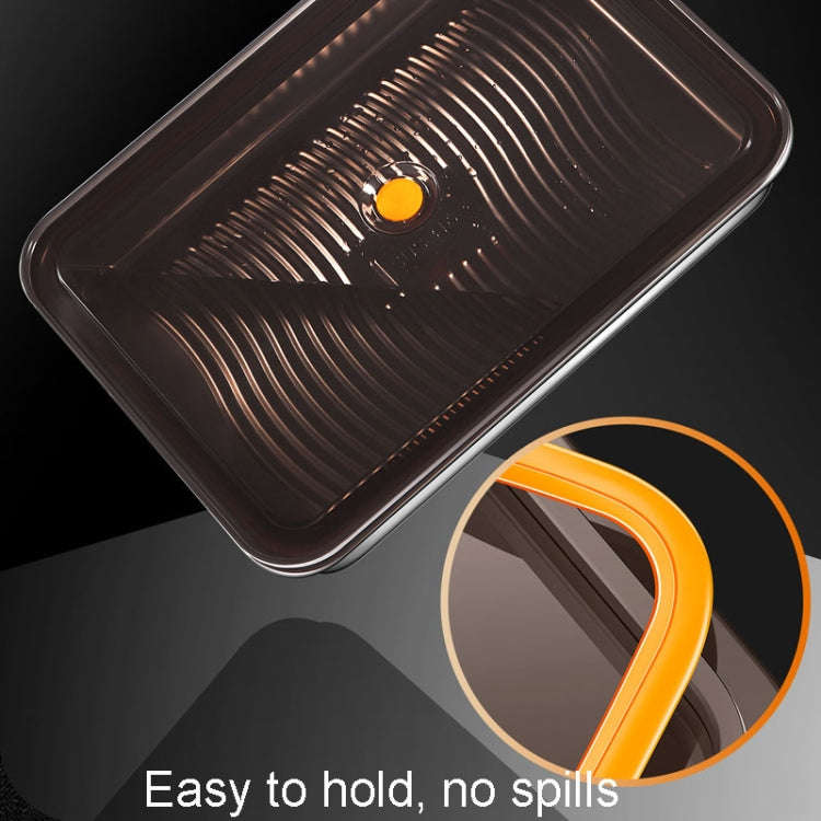 Kacheeg Refrigerator Dumpling Storage Box Home Use Wonton Freezer Organizer, Style: 304 Steel