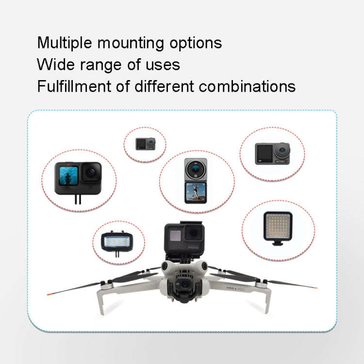 For DJI Mini 4 PRO / Mini 3 PRO / Mini 3 Upper Expansion Bracket 1/4 Screws for Tripod Accessories