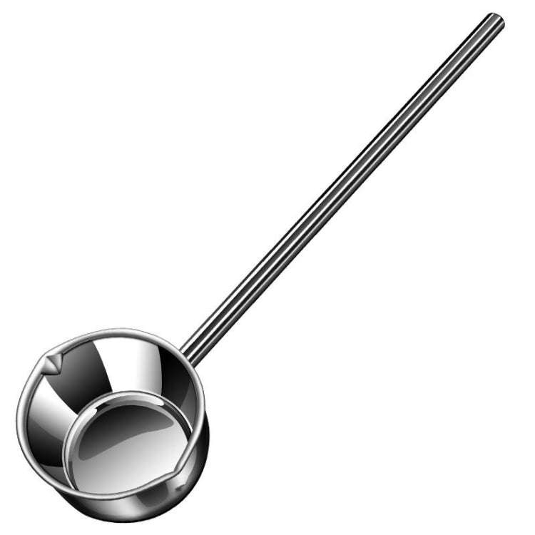 Kacheeg Stainless Steel Hot Oil Skillet Kitchen Small Oil Pouring Spoon, Style: 316 Triple Layer ...