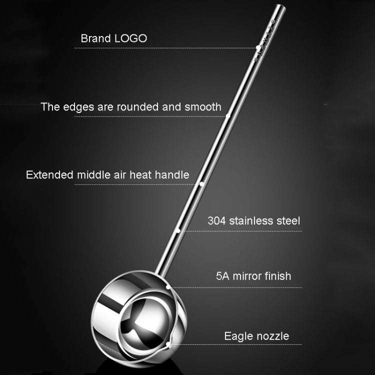 Kacheeg Stainless Steel Hot Oil Skillet Kitchen Small Oil Pouring Spoon, Style: 316 Triple Layer ...