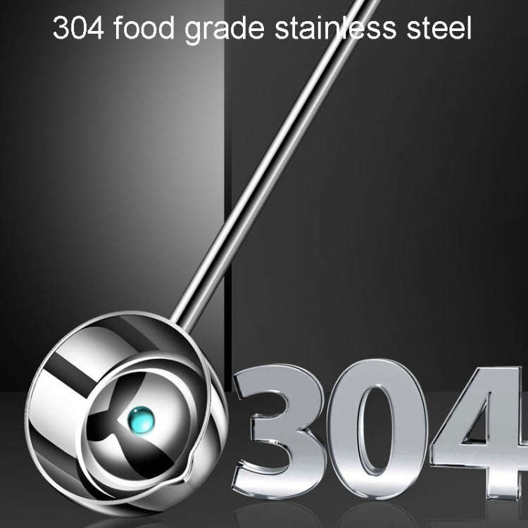 Kacheeg Stainless Steel Hot Oil Skillet Kitchen Small Oil Pouring Spoon, Style: 316 Triple Layer ...