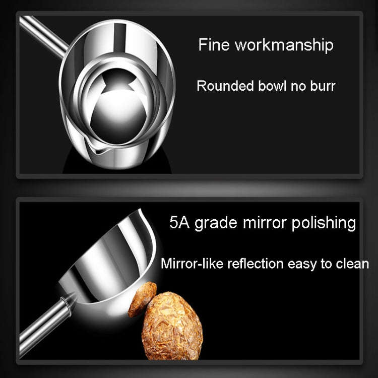 Kacheeg Stainless Steel Hot Oil Skillet Kitchen Small Oil Pouring Spoon, Style: 316 Triple Layer ...