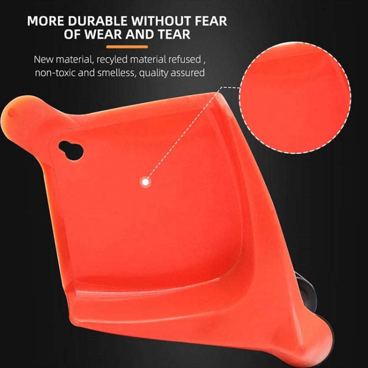 Portable Practical Tire Winder for Cars Beauty Cleaning Tools(Red)