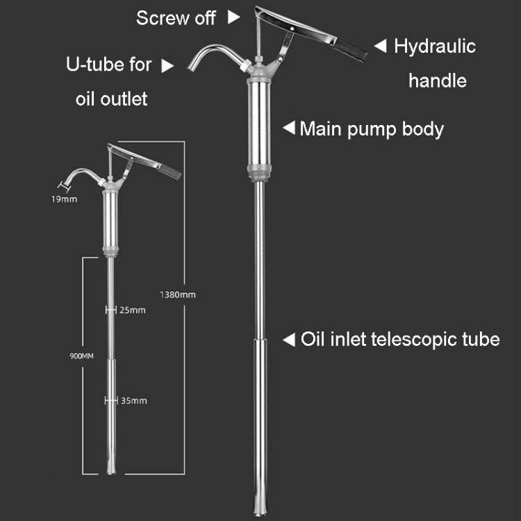 Hand Pressure Drum Suction Oil Pump Hand Pressure Lever Oil Suction Pumping