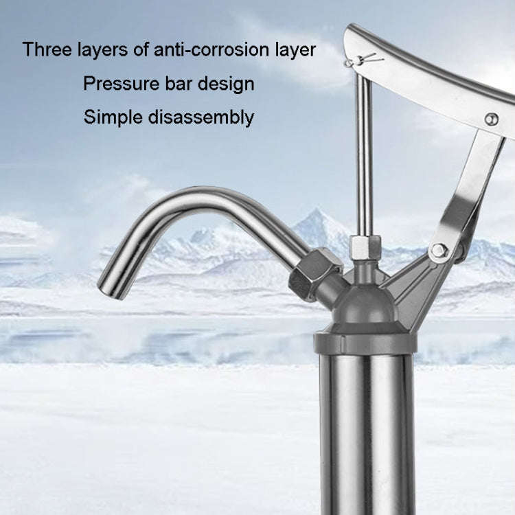 Hand Pressure Drum Suction Oil Pump Hand Pressure Lever Oil Suction Pumping