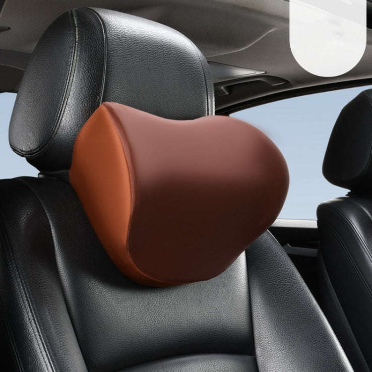 Car Memory Foam Neck Pillow Car Neck Rest Silk Pillow Car Seat Cervical Cushion, Style: Headrest ...