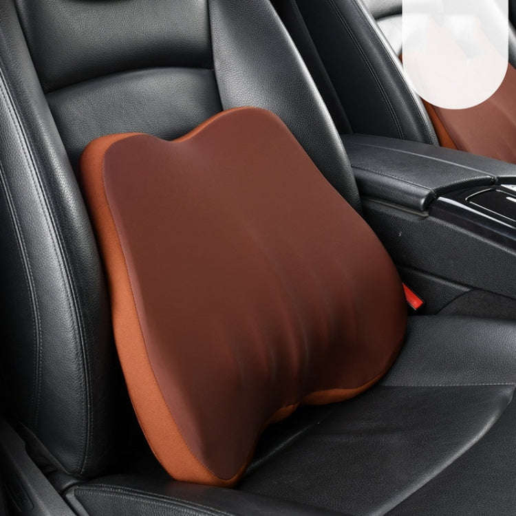 Car Memory Foam Neck Pillow Car Neck Rest Silk Pillow Car Seat Cervical Cushion, Style: Lumbar Pa...